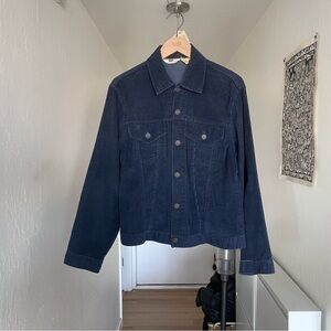 Vintage Tom Cat Corduroy Jacket Faded Indigo Navy